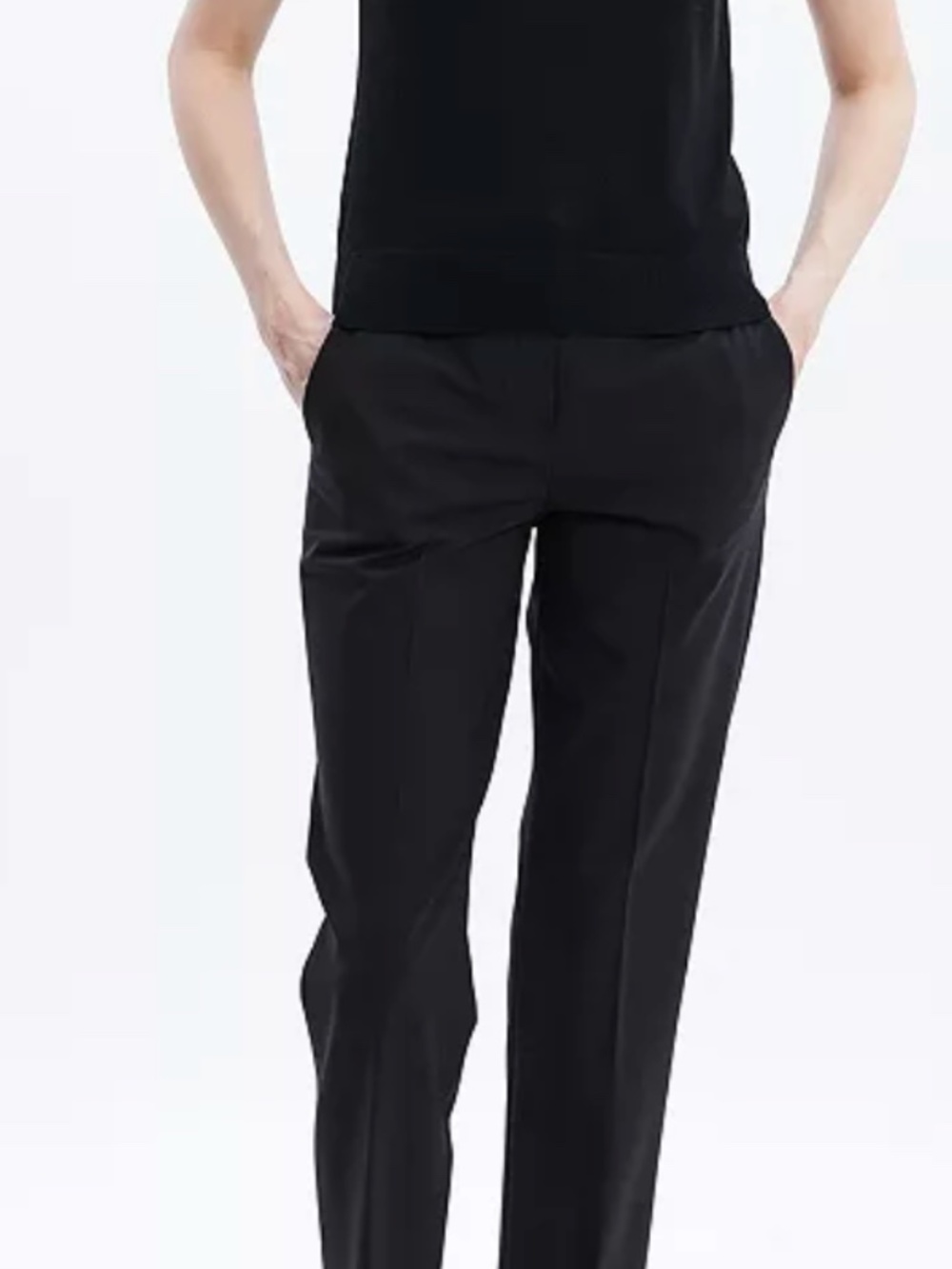 NWT Theory black short sleeve crewneck cashmere sweater small